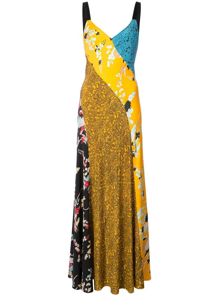 Diane Von Furstenberg Multi Pattern Dress - Multicolour