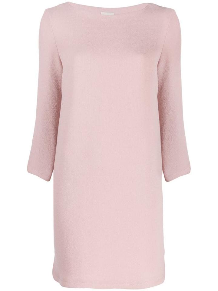 L'autre Chose 3/4 Sleeve Shift Dress - Pink