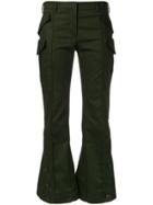 Rokh Cropped Trousers - Green