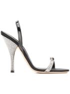 Marco De Vincenzo Embellished High-heeled Sandals - Black
