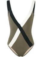 Zeus+dione - Amorgos Swimsuit - Women - Polyamide/spandex/elastane - 40, Green, Polyamide/spandex/elastane