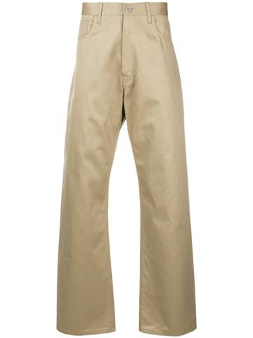 Junya Watanabe Man Reflective Details Work Trousers - Nude & Neutrals