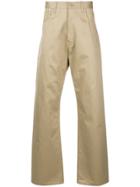 Junya Watanabe Man Reflective Details Work Trousers - Nude & Neutrals