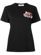 Msgm Sequins Figure T-shirt, Women's, Size: Small, Black, Cotton/sequin/plastic