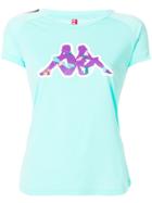 Kappa Shoulder Stripe Printed T-shirt - Green