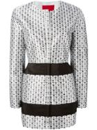 Moncler Gamme Rouge Chain Print Coat