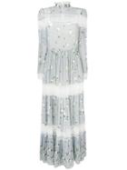 Philosophy Di Lorenzo Serafini Floral Long Dress - Blue