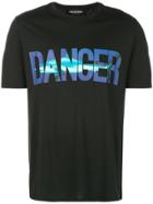 Neil Barrett Danger Printed T-shirt - Black