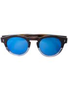 Illesteva Two Tone Leonard 48 Sunglasses - Brown