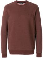 Calvin Klein Logo Sweatshirt - Brown