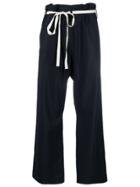 Sofie D'hoore Drawstring Straight-leg Trousers - Blue