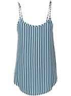 Humanoid - Striped Cami - Women - Silk - M, Blue, Silk