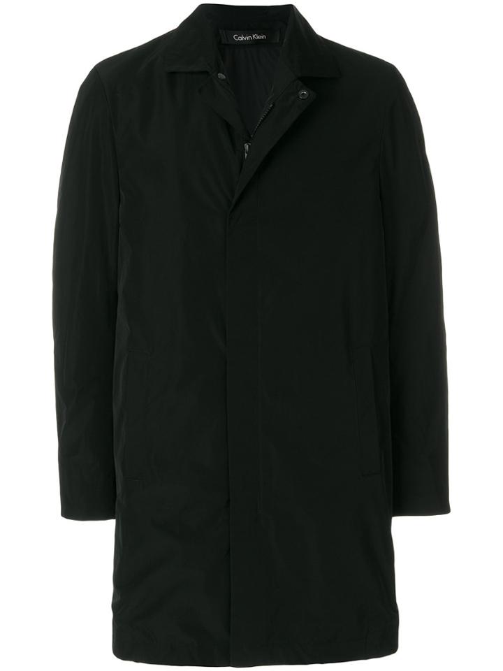 Calvin Klein Single Breasted Coat - Black