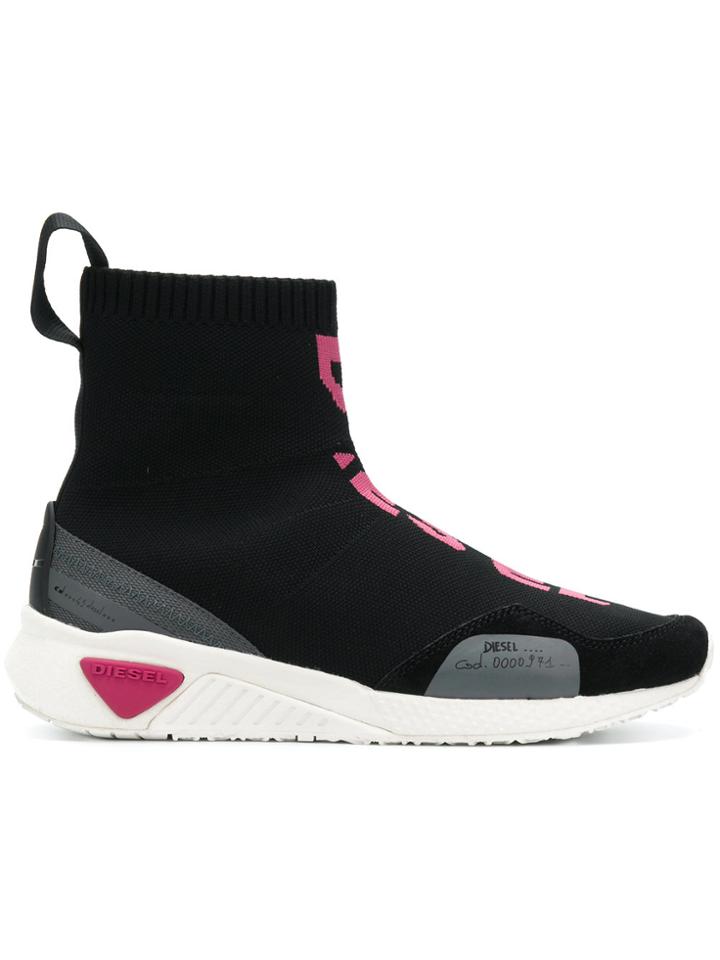 Diesel Sneaker Sock Boots - Black