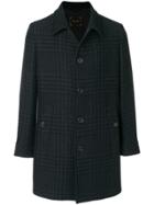 Paltò Tailored Button Up Coat - Blue