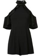 Alice+olivia Cut-out Detail Playsuit, Women's, Size: 6, Black, Polyester