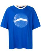 H Rv Rk Oversized T-shirt - Blue