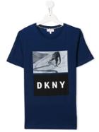 Dkny Kids Graphic Logo T-shirt - Blue