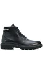 Emporio Armani Lace-up Boots - Black