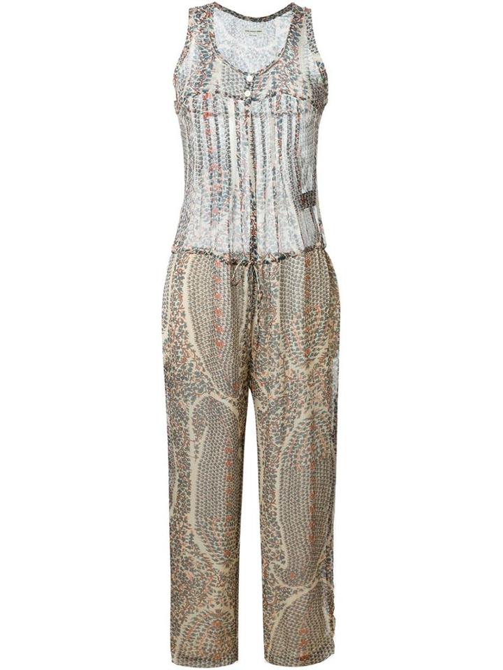 Isabel Marant Étoile - 'salina' Jumpsuit - Women - Silk/viscose - 36, Grey, Silk/viscose