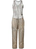 Isabel Marant Étoile - 'salina' Jumpsuit - Women - Silk/viscose - 36, Grey, Silk/viscose