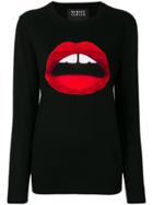 Markus Lupfer Lips Intarsia Sweater - Black