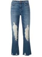 J Brand Distressed Jeans - Blue