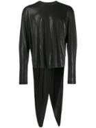 Comme Des Garçons Homme Plus Shine Effect Shirt - Black