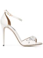 Dolce & Gabbana Embellished Sandals - White