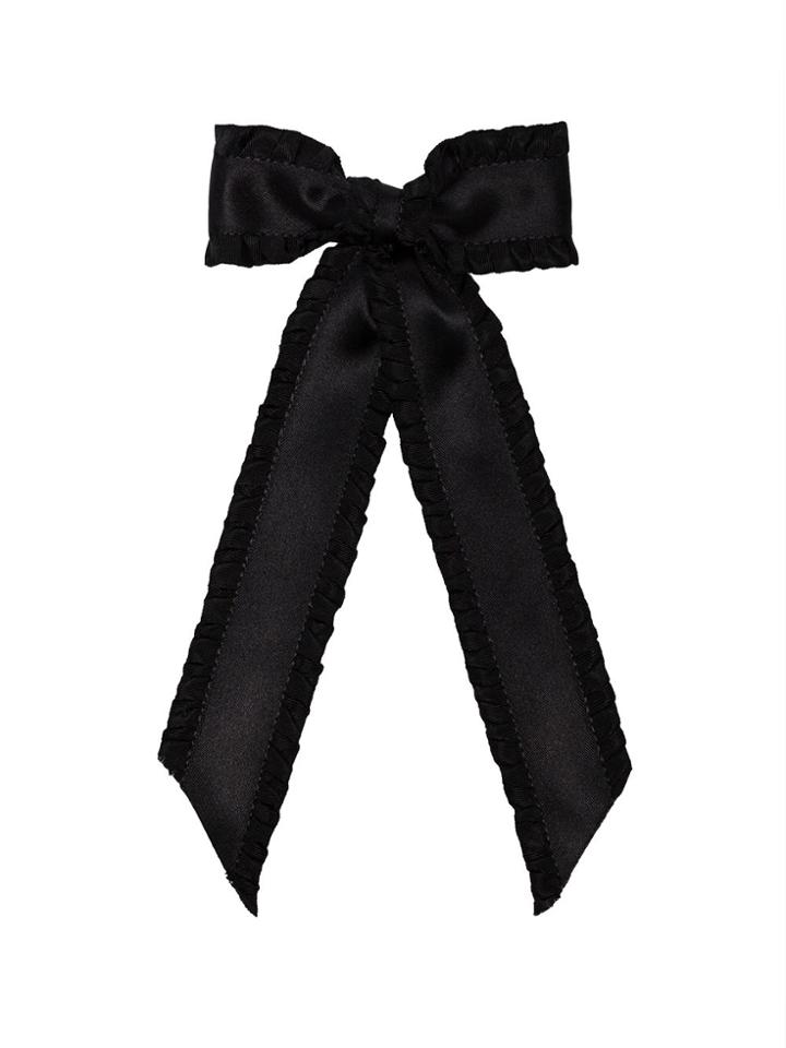 Jennifer Behr Olivia Bow Barrette - Black
