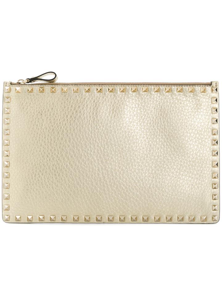Valentino Valentino Garavani Rockstud Pouch - Metallic