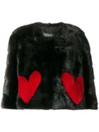 Simonetta Ravizza Jade Hearts Jacket - Black