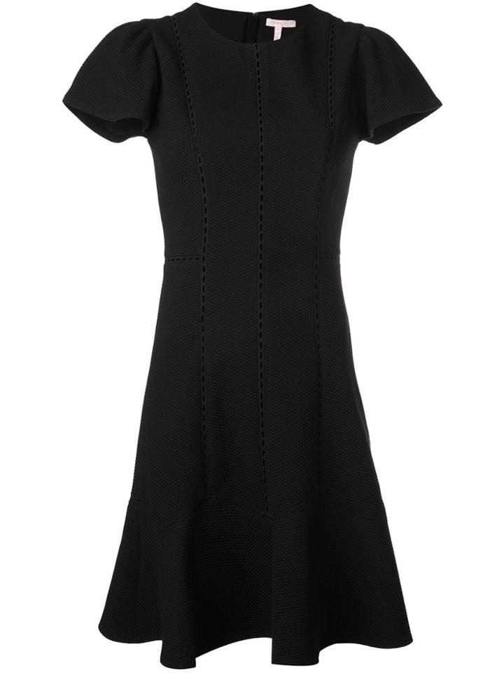 Rebecca Taylor Perfectly Fitted Flared Dress - Black