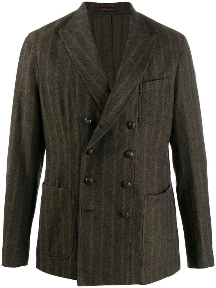 The Gigi Double Breasted Jacket - Green