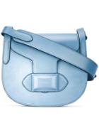 Michael Kors Saddle Crossbody Bag, Women's, Blue, Leather
