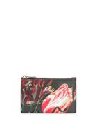 Paul Smith Floral Printed Coin Purse - Black