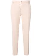 Pinko Cropped Skinny Trousers - Neutrals