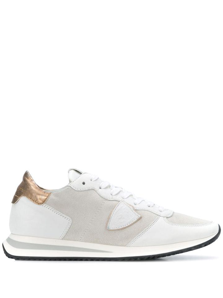 Philippe Model Appliqué Detail Sneakers - White