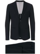 Giorgio Armani Checked Blazer - Blue