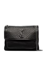 Saint Laurent Niki Medium Stud Embellished Leather Shoulder Bag -