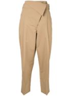 3.1 Phillip Lim Belted Overlap Pant - Brown