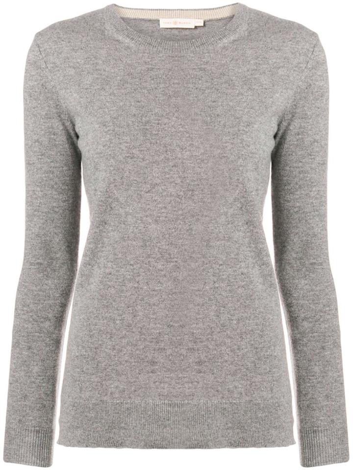 Tory Burch Crew Neck Jumper - Grey