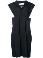 Junya Watanabe Sleeveless Pleated Dress - Blue