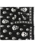 Mcq Alexander Mcqueen Skull Print Scarf