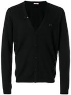 Sun 68 Logo Embroidered Cardigan - Black