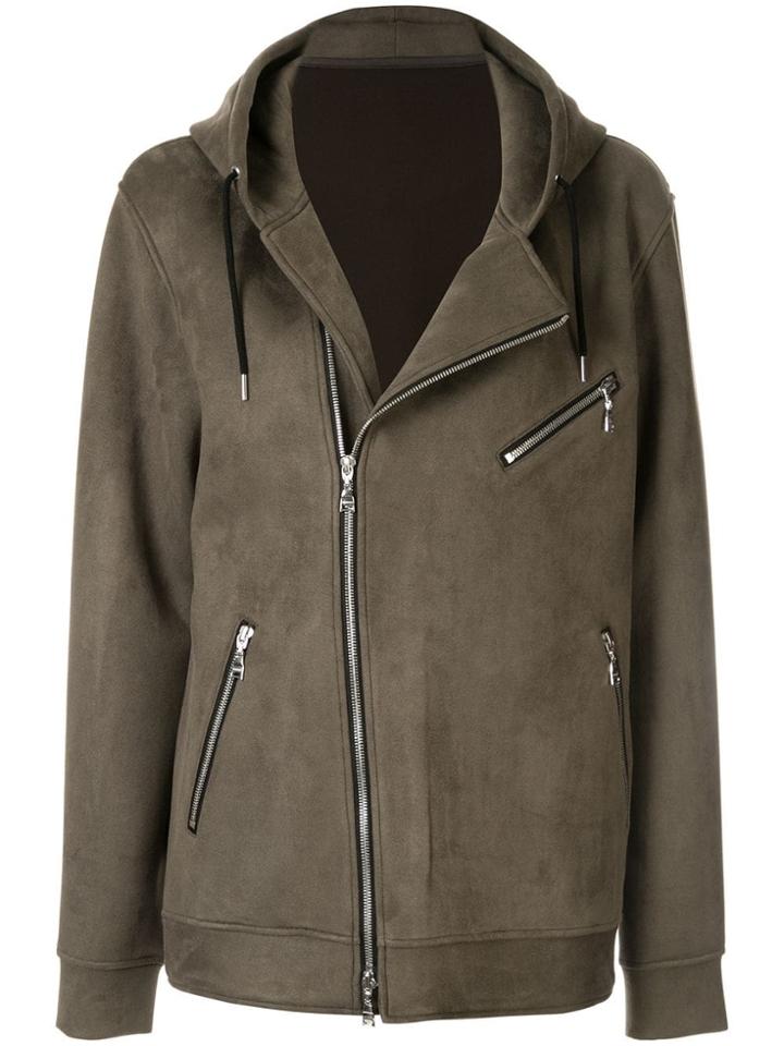 Loveless Hooded Zip-up Jacket - Green