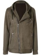 Loveless Hooded Zip-up Jacket - Green