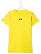 Msgm Kids Teen Logo Print T-shirt - Yellow