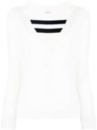 P.a.r.o.s.h. Deep-v Sweater - Nude & Neutrals