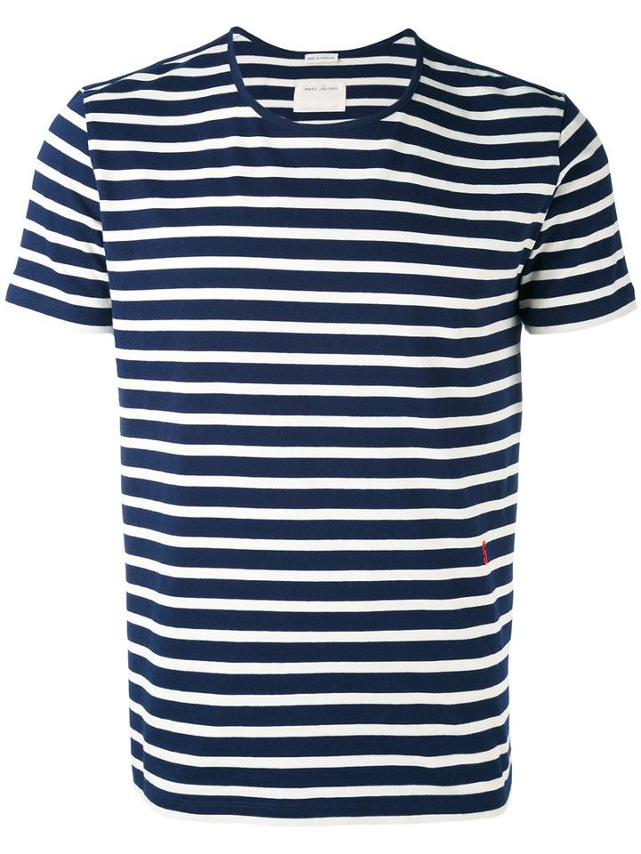 Marc Jacobs - Striped T-shirt - Men - Cotton - S, Blue, Cotton